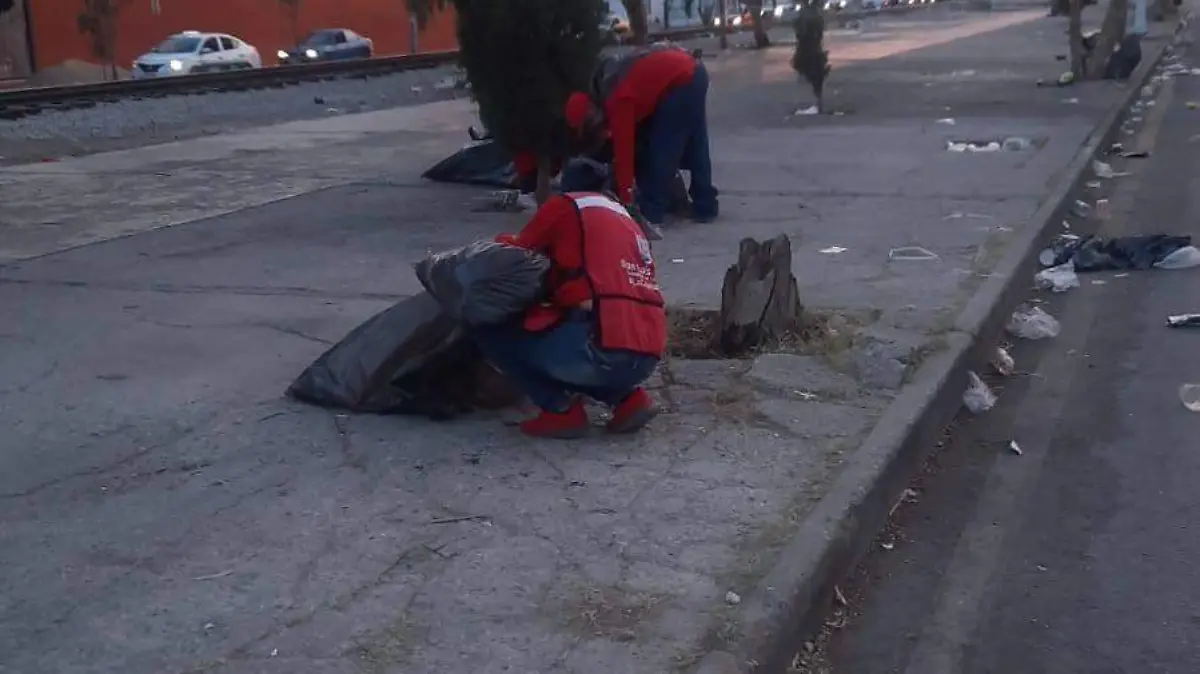 Basura en Las Vías